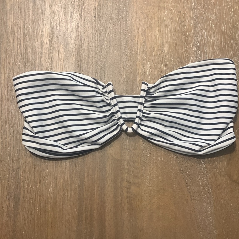EUC MIKOH Reunion V Cutout Bandeau Bikini Top Size M